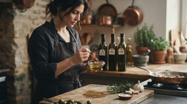 Editorial illustration for Choosing the Right Olive Oil Grade for Your Cooking