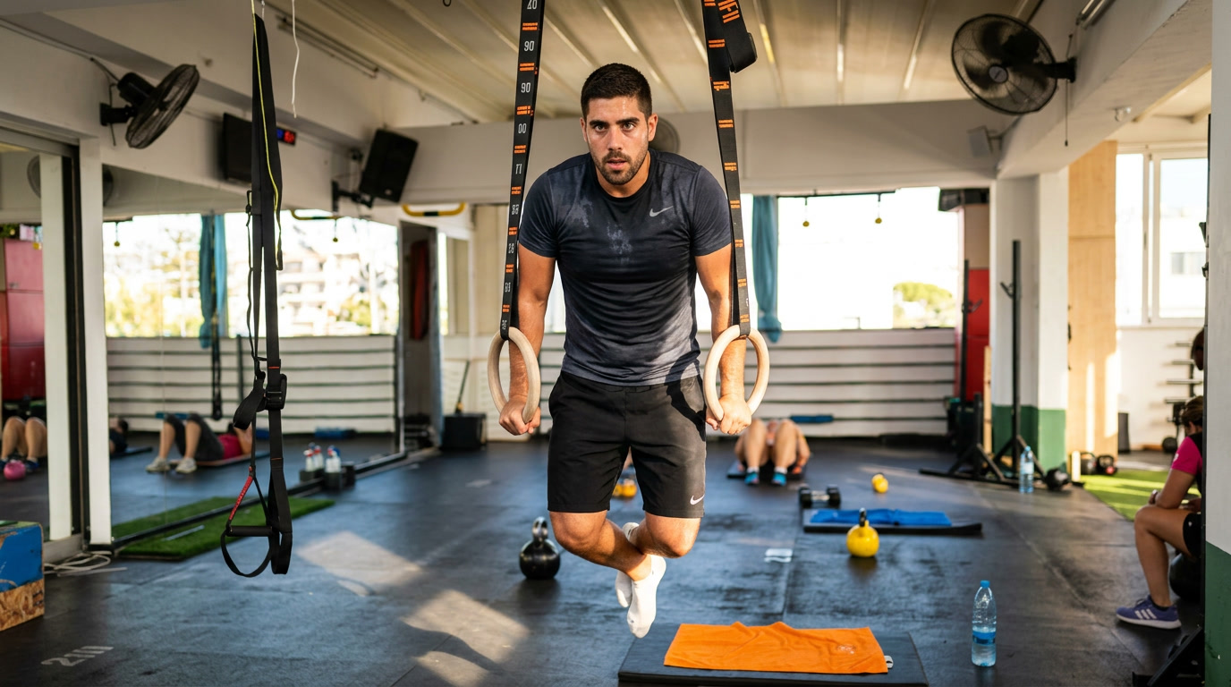 Inside the Training Space at Iron Fitness in Limassol
