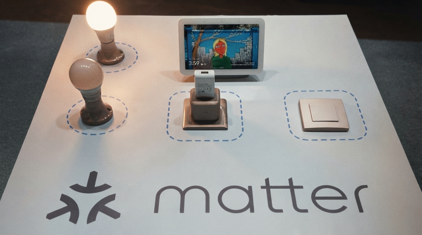 Editorial illustration for Matter and Thread: The Language and Delivery System for Your Smart Home