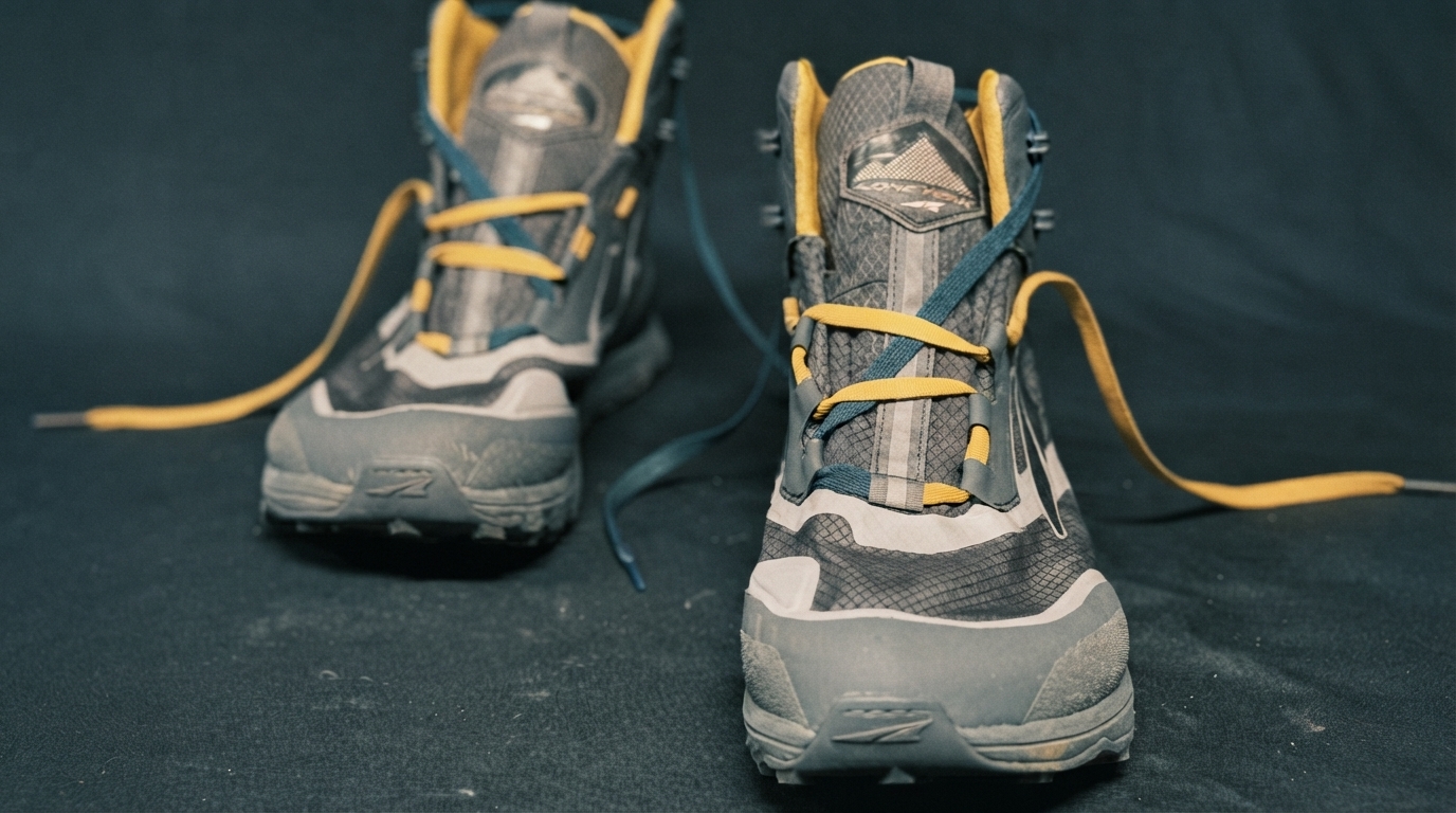 Editorial illustration for Merino Wool, Synthetics, or Blends: Choosing the Hiking Sock Material That Keeps Blisters Off Your Feet