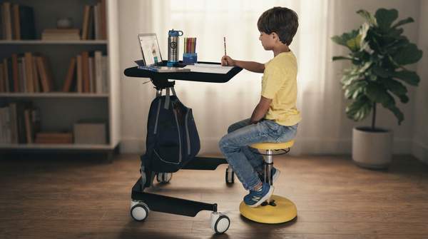 Editorial illustration for Play Couch or Adjustable Desk? How to Pick Children's Furniture That Grows With Your Child